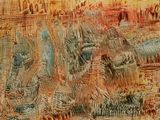 un tableau représentant une ville avec de nombreux bâtiments