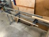 a machine that is working on a piece of wood