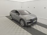 the audi e - trc is parked in the garage