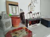 many items on the counter in the kitchen