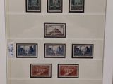 a picture of a picture of a collection of stamps in a frame
