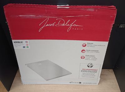 Receveur de douche Brive JACOB DELAFON aerobloc blanc, dim :…