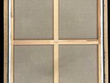 an image of a picture of a window with four panes of glass
