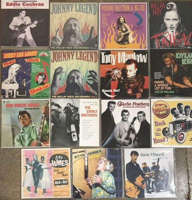 a lot of music books that are on the floor