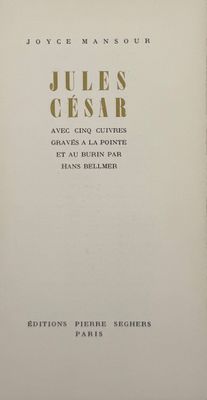 a close up of a book with a title on it