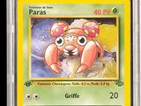 a close up of a pokemon card with a crab on it