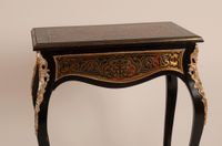 Table volante en bois noirci et marqueterie de type Boulle e… (photo 4)