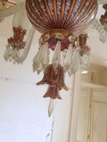 Travail Ottoman, début XXème, Important lustre en verre à 24… (photo 5)