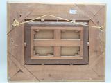 a picture of a wooden frame with a window in it