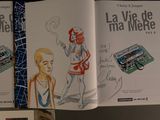 a book with a picture of a man and a woman