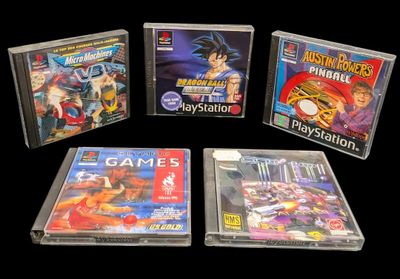 Sony - PlayStation - Lot de 5 jeux : Micromachines V3, DragonBall Fina - Photo 1