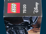 a box with a lego motorcycle inside of it