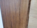 a piece of wood that has been split in half