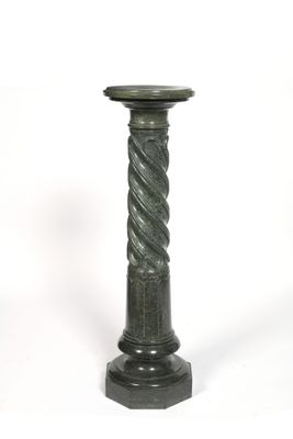 SELETTE COLONNE En marbre vert composé de quatre parties for… - Photo 1
