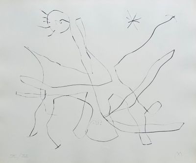 Joan MIRÓ (1893-1983) « Flux de l'aimant »