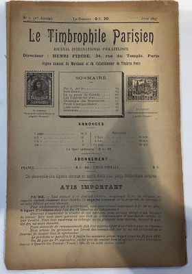 an old french newspaper with a picture of a man on it