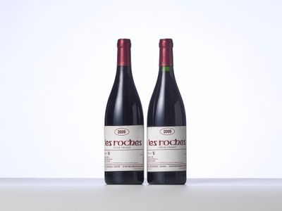 deux bouteilles de vin rouge posées sur une table
