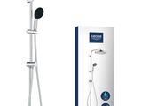 thermostar with shower head and handset in chrome finish