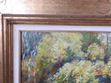 a picture of a painting on the wall of a room