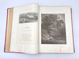 an open book with a picture of a tree in it