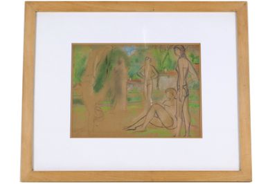 Alfred GASPART (1900-1993) Les Baigneuses - Photo 1