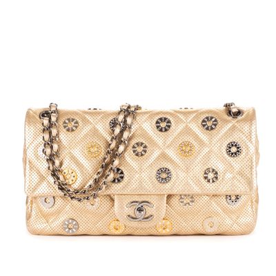 CHANEL - SAC à main modèle "Single Flap", édition limité Par…