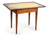 an image of a small table with a marble top