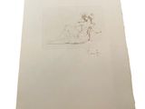 an image of a drawing of a person laying down on the ground