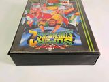 the box for the nintendo game street fighter 3 is shown