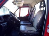 a picture of a red truck with black leather seats