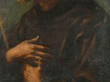 une image représentant un tableau d'un homme tenant un bâton