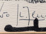 an image of a drawing of a boat with a man on it