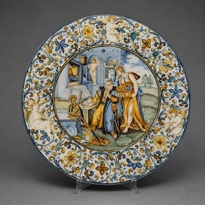 Bernardino Gentili il Vecchio (Castelli, actif au XVIIe sièc…