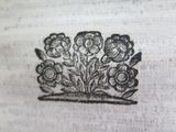 a drawing of a bunch of flowers on a piece of paper
