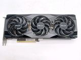 an image of a close up of a video card with three fans