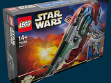 a box of lego star wars sets on a blue background