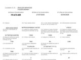 fiche d ' identification du vehicle