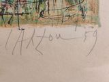 a drawing on a piece of paper with writing on it