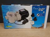 a box with a pump in it sitting on a table