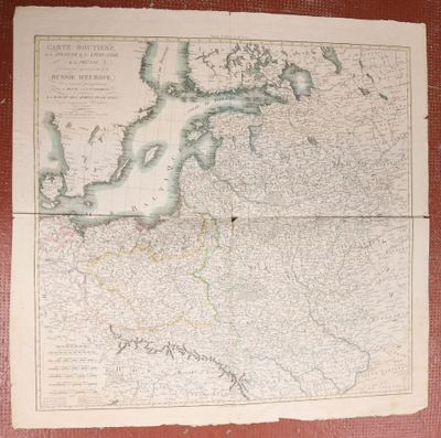 an old map of the united states of north america on a piece of paper