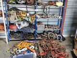 a garage filled with lots of assorted items