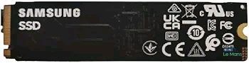 the samsung ssd memory card is shown with stickers on it