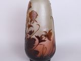 a vase with a design on it on a white background