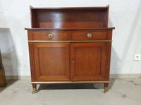 Petit buffet desserte mobile de style Louis XVI en acajou et…