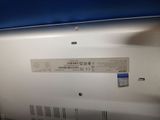 a close up of a computer screen with a barcode on it