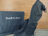 a pair of boots that are sitting on the floor