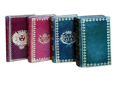 CALENDRIERS DE LA COUR. Ensemble 4 volumes.