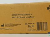 a box with a label on it sitting on a table