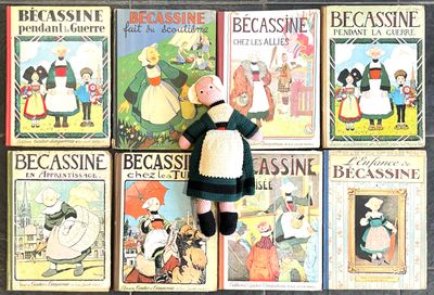 BECASSINE - Pinchon. Ensemble de 8 albums.