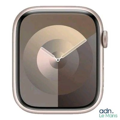an image of a close up of an apple watch with a clock on it